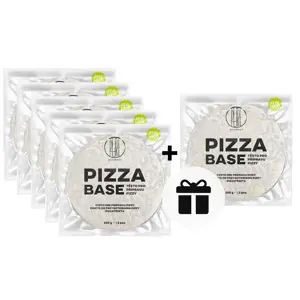 5+1 ZDARMA: BrainMax Pure Pizza Base, hotové těsto na pizzu z Itálie, 2 ks