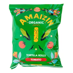 Produkt AMAIZIN Chipsy kukuřičné rajčatové, 100 g, BIO