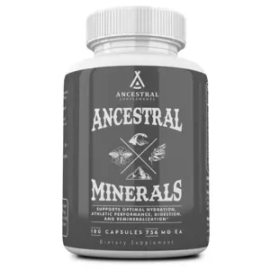 Ancestral Supplements Ancestral Supplements, Ancestral Minerals, komplex minerálů, 180 kapslí, 30 dávek