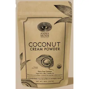 Produkt Anima Mundi Coconut Cream, kokosová smetana v prášku bez obsahu mléka, 227 g