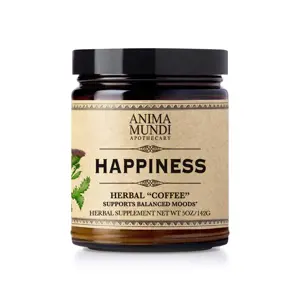 Anima Mundi Organic Happiness Powder, směs bylin pro uklidnění, BIO, 141 g