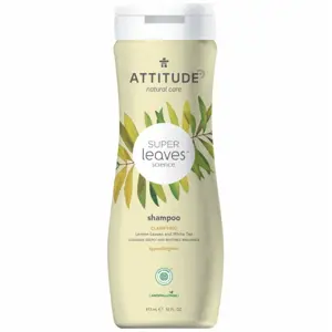 Produkt Attitude - Přírodní rozjasňující šampon Super leaves - pro normální a mastné vlasy, 473 ml