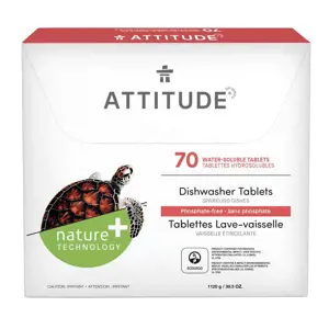 Produkt Attitude - Tablety do myčky bez fosfátů, 70 dávek