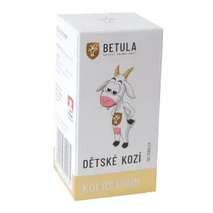 Betula - Dětské kozí kolostrum (colostrum), 125 mg, 120 kapslí