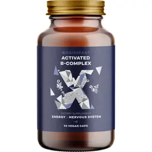 Produkt BrainMax Activated B-Complex, Aktivovaný B Komplex, 90 rostlinných kapslí