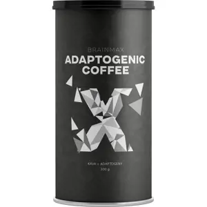 BrainMax Adaptogenic Coffee, Instantní BIO káva s adaptogeny, 300g