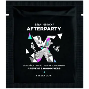 BrainMax AFTERPARTY, Bojovník za rána bez těžkých kocovin! Počet kapslí: 8 kapslí