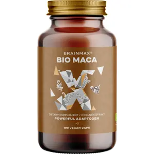 Produkt BrainMax BIO Maca, 740 mg, 100 rostlinných kapslí