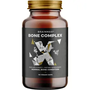 Produkt BrainMax Bone Complex, podpora zdraví kostí, 90 rostlinných kapslí