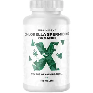 BrainMax Chlorella Spermidine Organic Počet kapslí: 500 tablet