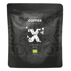 BrainMax Coffee, Káva Peru Grade 1 BIO, 250g, Zrno