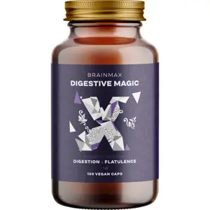 Produkt BrainMax Digestive Magic, Trávicí Enzymy, 100 rostlinných kapslí