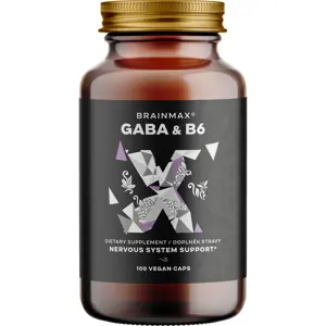 Produkt BrainMax GABA & B6, 700 mg, 100 rostlinných kapslí