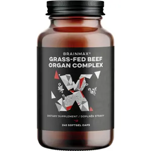 Produkt BrainMax Grass-Fed Beef Organ complex, hovězí orgány, 240 kapslí