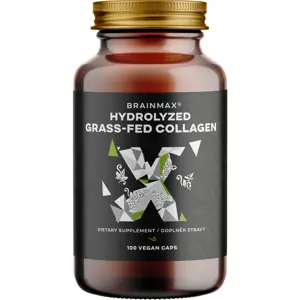 Produkt BrainMax Hydrolyzovaný GrassFed Collagen (kolagen z krav krmených trávou), 600 mg, 100 kapslí