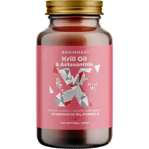 Produkt BrainMax Krill Oil s astaxanthinem, 500 mg, 100 softgel kapslí