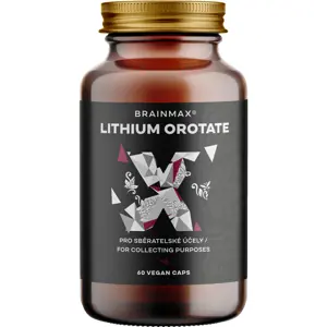 BrainMax Lithium Orotate, 60 rostlinných kapslí