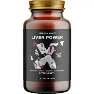 Produkt BrainMax Liver Power, komplexní podpora jater, 90 rostlinných kapslí