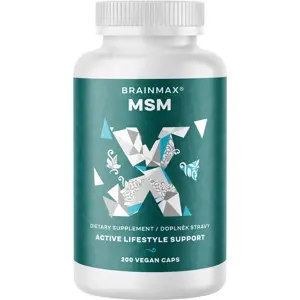 Produkt BrainMax MSM, 800 mg, 200 rostlinných kapslí