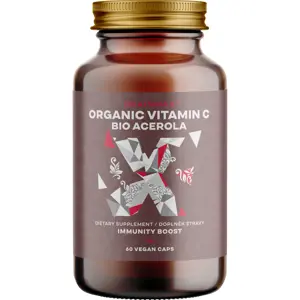 BrainMax Organic Vitamin C BIO Acerola, vitamín C z Aceroly, 60 rostlinných kapslí