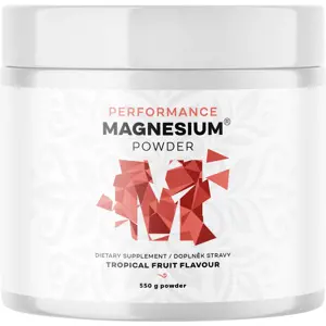 Produkt BrainMax Performance Magnesium® Powder, hořčík bisglycinát v prášku, 90 dávek, 550 g Příchuť: Tropické ovoce