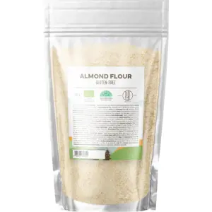 BrainMax Pure Almond Flour, Mandlová mouka blanšírovaná BIO, 500 g