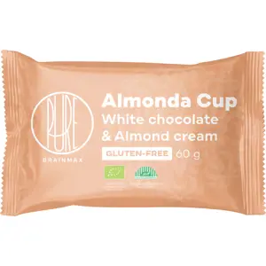 BrainMax Pure Almonda Cup BIO, Čokokošíček s mandlovým krémem, 60 g