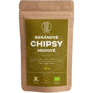 BrainMax Pure Banánové chipsy medové BIO, 150 g