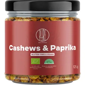 Produkt BrainMax Pure Cashews & Paprika, Kešu & Červená paprika, BIO, 125 g