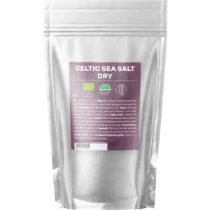 BrainMax Pure Celtic Sea Salt, Dry, Keltská mořská sůl, suchá, 500 g