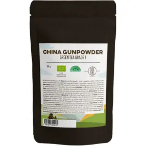 Produkt BrainMax Pure China Gunpowder Grade 1, zelený čaj, BIO, 100 g