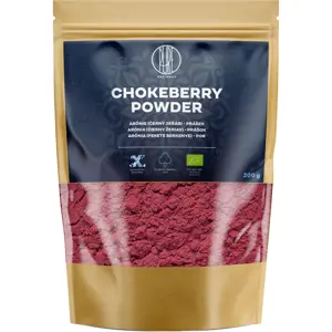 BrainMax Pure Chokeberry Powder, Arónie, černý jeřáb prášek, BIO, 200 g