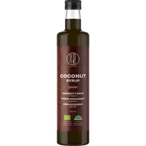 BrainMax Pure Coconut Syrup - Dark, Kokosový sirup - tmavý, BIO, 500 ml