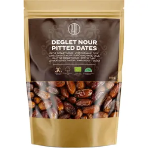 Produkt BrainMax Pure Datle Deglet Nour sušené BIO, vypeckované, 250 g