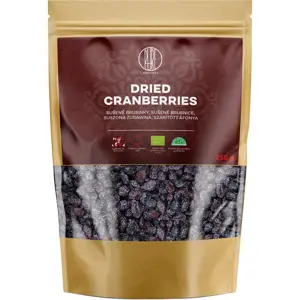 BrainMax Pure Dried Cranberries, Brusinky, BIO, 250 g