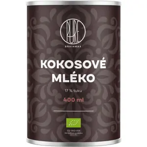 Produkt BrainMax Pure Kokosové mléko 17% tuku, BIO, 400 ml