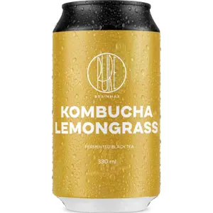 Produkt BrainMax Pure Kombucha Lemongrass, Kombucha, citronová tráva, 330 ml