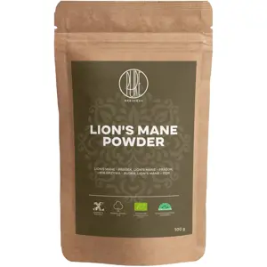 Produkt BrainMax Pure Lion's Mane (Hericium) prášek BIO, 100g