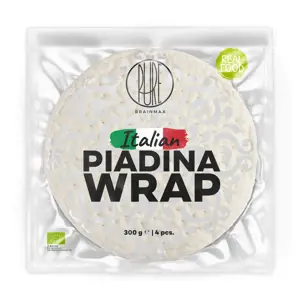 Produkt BrainMax Pure Piadina Wrap BIO, 4 ks BIO tortila z Itálie, *IT-BIO-009 certifikát