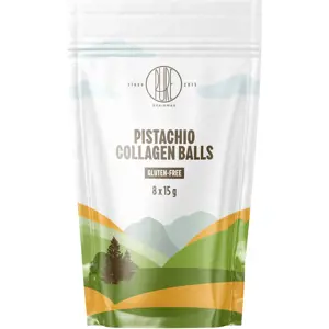 Produkt BrainMax Pure Pistachio Collagen Balls, Kolagenové kuličky, Pistácie, 8 ks