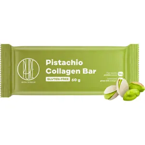 BrainMax Pure Pistachio Collagen Bar, Kolagenová tyčinka, příchuť pistácie, 60 g