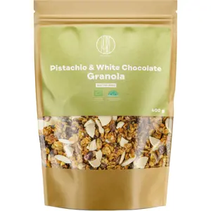 Produkt BrainMax Pure Pistachio & White Chocolate Granola, pistácie a bílá čokoláda, BIO, 400 g