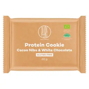 Produkt BrainMax Pure Protein Cookie, Kakaové boby & Bílá čokoláda, BIO, 60 g