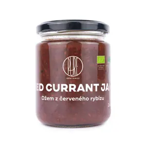 Produkt BrainMax Pure Red Currant Jam, Džem Červený rybíz BIO, 260g