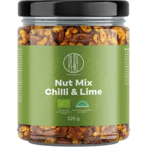 BrainMax Pure Směs ořechů, Chilli & Limetka, BIO, 225 g