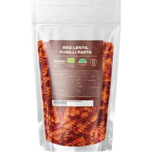 Produkt BrainMax Pure Těstoviny z červené čočky, spirály, BIO, 250 g