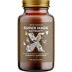 BrainMax Super Maca extrakt, 700 mg, 100 rostlinných kapslí