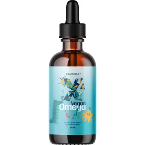 Produkt BrainMax Vegan Omega Kids, omega-3 pro děti, 90 ml