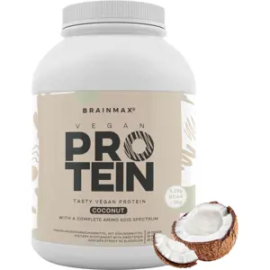 BrainMax Vegan protein, 1000 g Příchuť: Kokos