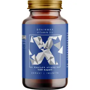 Produkt BrainMax Vitamin D3, 5000 IU, 120 rostlinných kapslí